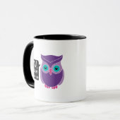Mug De hibou amour toujours vous bande dessinée (Devant gauche)
