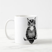 Mug de hibou illustrée (Gauche)