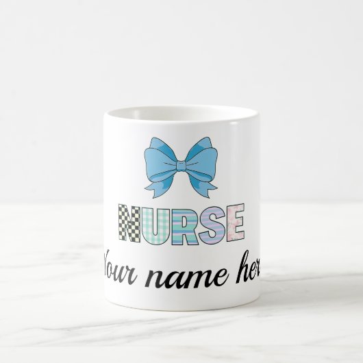 Mug de infirmière personnalisé (Centre)