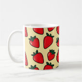 Mug de jardin doux - Fraises rouges (Gauche)