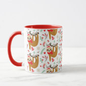 Mug De jolies fentes de Noël (Gauche)