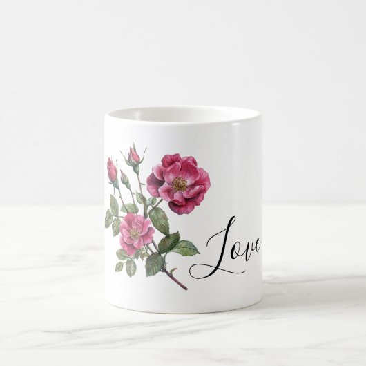 Mug De jolies roses roses (Centre)