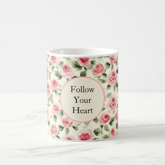 Mug De jolies roses roses   (Centre)