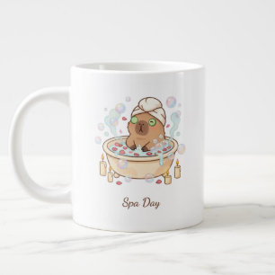 Mug de journée au spa capybara mignon – Cadeau drô