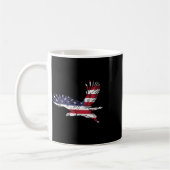 Mug De Juillet Bald Eagle Us Drapeau Poche Amérique Ho (Gauche)