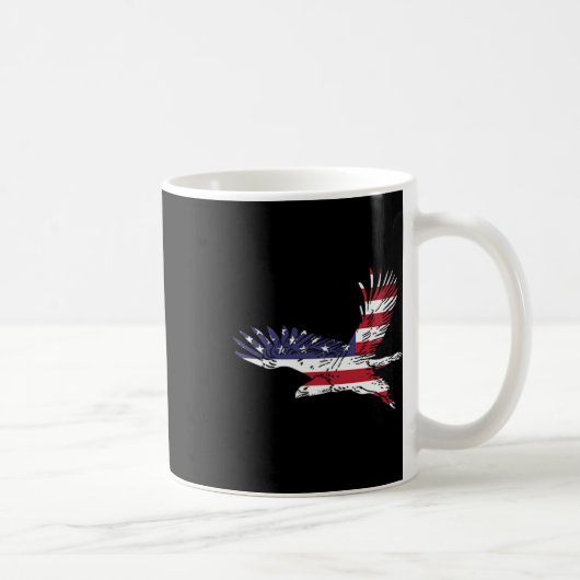 Mug De Juillet Bald Eagle Us Drapeau Poche Amérique Ho (Droite)