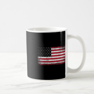 Mug De Juillet Cadeau de Noël Américain Drapeau Vintag
