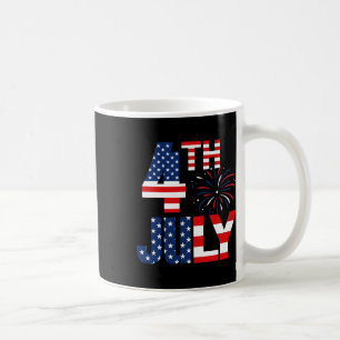 Mug De Juillet États-Unis Drapeau Parti Patriotique Am