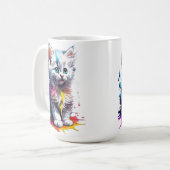 Mug de Kitten coloré (Devant gauche)