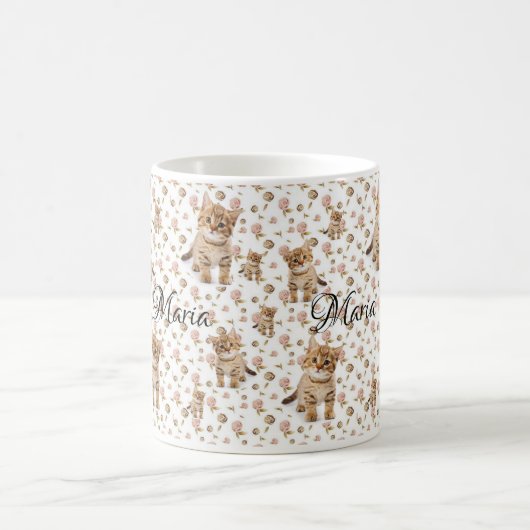 Mug de Kitten Floral (Centre)