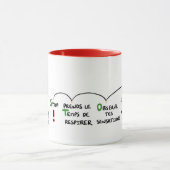 Mug "De kunst om een pauze in te lassen" Mok (Midden)