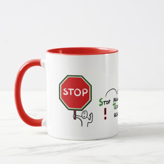 Mug « De l’art de prendre une pause » (Gauche)