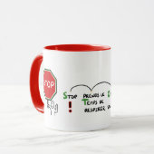 Mug « De l’art de prendre une pause » (Devant gauche)