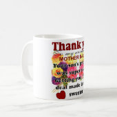 Mug de la belle-fille à la belle-mère grâce (Devant gauche)