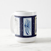 Mug de la carte de Noël "Angel" (Devant gauche)