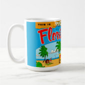 Mug de la carte postale Sunshine de Floride (Gauche)