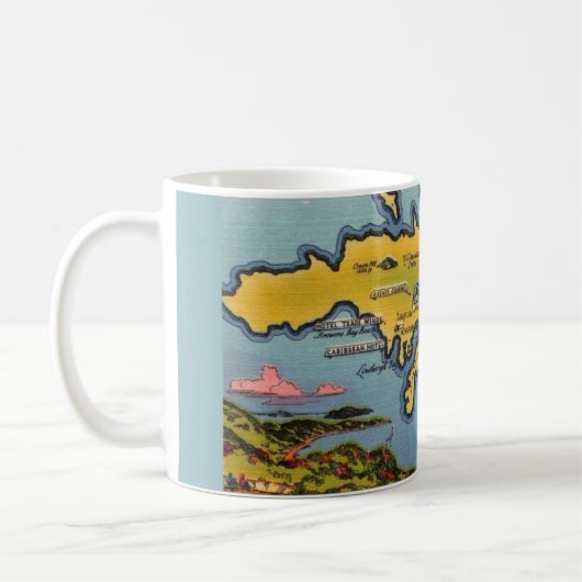 Mug de la carte St. Thomas (Gauche)