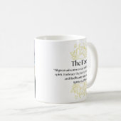 Mug de la carte Tarot "idiot" (Devant droit)