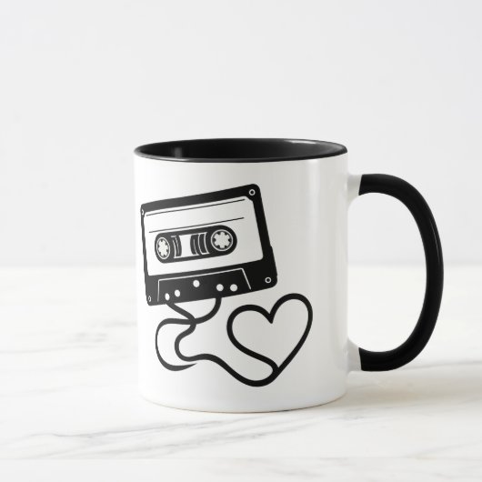 Mug de la Cassette Rétro - Un soupir de nostalgie (Droite)