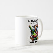 Mug de la chouette de défense de l’alcool (Devant droit)