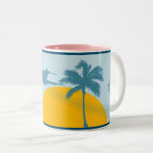 Mug de la compagnie aérienne commerciale Cool Retr (Devant droit)