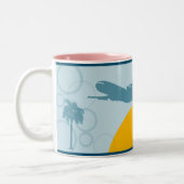 Mug de la compagnie aérienne commerciale Cool Retr (Gauche)