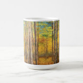 Mug de la Coupe du Café - Arbres de bouleau forest (Centre)