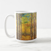 Mug de la Coupe du Café - Arbres de bouleau forest (Gauche)
