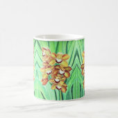 Mug de la Coupe du Café - Orchidées orange et jaun (Centre)