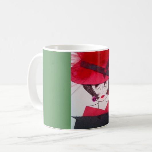 Mug de la dame sophistiquée (Devant gauche)