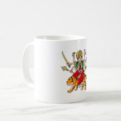 Mug de la déesse hindoue de Durga (Devant gauche)