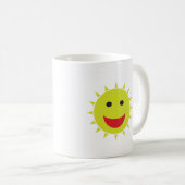 Mug de la face du soleil qui fond (Devant droit)