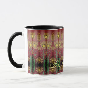 Mug de la famille de fleurs sucrées