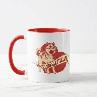 Mug de la fête de Shiba Inu Pawlentine