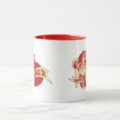 Mug de la fête de Shiba Inu Pawlentine (Centre)