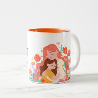 ❤️ Mug de la Fête des Mères - Amour en pleine fleu