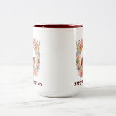 Mug de la fête des mères| Aquarelle Style Mug pour (Centre)