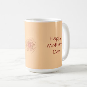 Mug de la Fête des Mères avec texte personnalisé -
