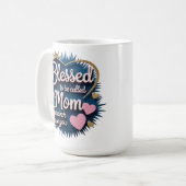 Mug de la Fête des Mères du Coeur | Cadeau mignon (Devant gauche)