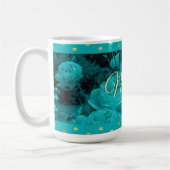 Mug de la Fête des Mères Roses Turquoise (Gauche)