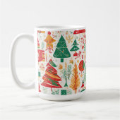 Mug de la forêt de Noël lunatique (Gauche)