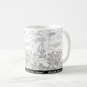 Mug de la Grande Barrière de corail (Devant droit)
