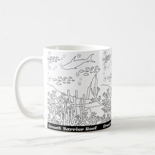 Mug de la Grande Barrière de corail (Gauche)