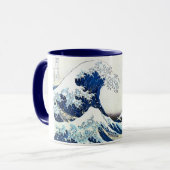 Mug "De la grande peinture japonaise vague" par (Devant gauche)