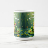 Mug de la grenouille de la Saint-Patrick joyeuse (Centre)