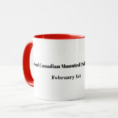 Mug de la Journée de la Gendarmerie royale du Cana (Devant gauche)