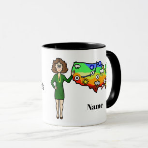 Mug de la Journée de la présentatrice météo avec n