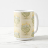 Mug de la ménorah de Channukah (Devant droit)