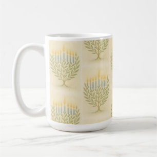 Mug de la ménorah de Channukah