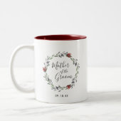 Mug de la mère du marié | Fleur automnale rustique (Gauche)